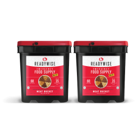 120 Serving Meat Package Includes: 2 Freeze Dried Meat Buckets