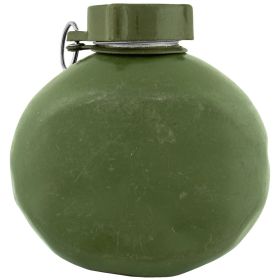 USED HUNGARIAN ALUMINUM CANTEEN OLIVE DRAB