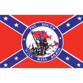 3' X 5' SOUTH WILL RISE AGAIN FLAG