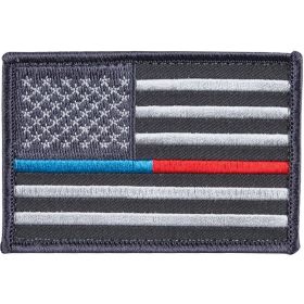 USA FLAG THIN BLUE AND RED LINE