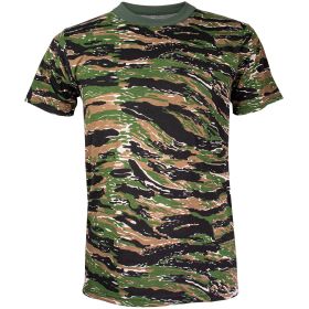 MENS SHORT SLEEVE T (Option: SHIRT TIGER STRIPE  XXXL)