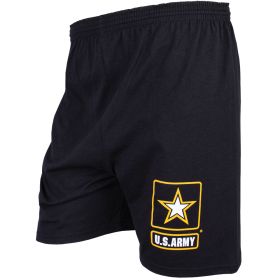 MEN'S BLACK RUNNING SHORT (Option: ARMY STAR XXXL *LO)