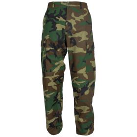 MEN'S RIPSTOP BDU PANT, WOODLAND CAMO (Option: XXXL)