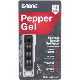 SABRE RED PEPPER GEL 15 GRAMS HARD CASE (Option: BLACK)