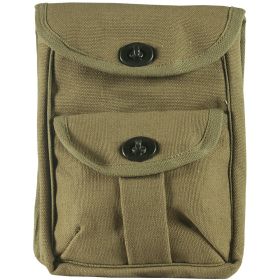 2 POCKET AMMO POUCH (Option: OLIVE DRAB)