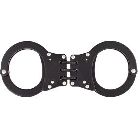 DETECTIVE DOUBLE (Option: LOCK HANDCUFFS W/ 3 HINGES  BLACK)