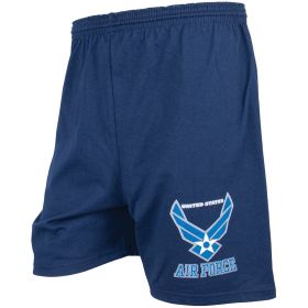 MEN'S BLUE RUNNING SHORT (Option: AIR FORCE XXL)