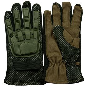 FULL FINGER TACTICAL ENGAGEMENT GLOVE (Option: OLIVE DRAB XXL)