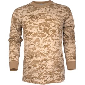 MENS LONG SLEEVE T (Option: SHIRT DIGITAL DESERT  XL)