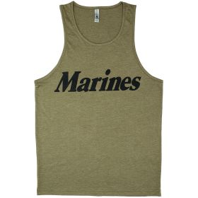 MENS TANK TOP OD (Option: MARINES XL)