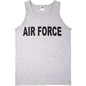 MEN'S TANK TOP GREY (Option: AIR FORCE XL)