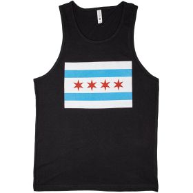 MENS TANK TOP BLACK (Option: CHICAGO FLAG XL)