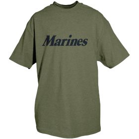 MARINES OD T SHIRT (Option: L)