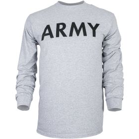 ARMY L/S T (Option: SHIRT GREY L *DS)