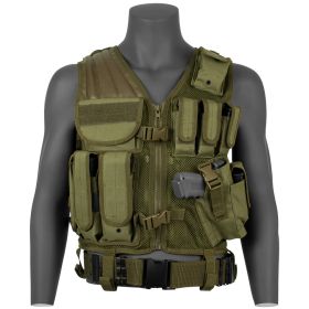 MACH (Option: 1 TACTICAL VEST  OLIVE DRAB)