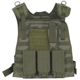 BIG AND TALL MODULAR PLATE CARRIER VEST (Option: OLIVE DRAB)