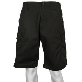 MEN'S RIPSTOP BDU SHORT, BLACK (Option: M)