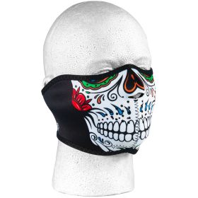 NEOPRENE THERMAL HALF MASK (Option: MUERTE SKULL)