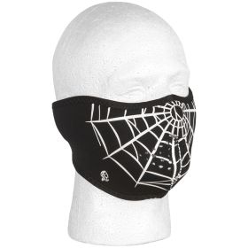 NEOPRENE THERMAL HALF MASK (Option: BLUE CHROME SKULL)