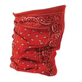 MOTLEY TUBE POLYESTER (Option: RED PAISLEY)