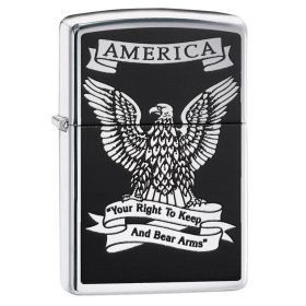 ZIPPO DON'T TREAD ON ME (Option: NAVY MATTE)