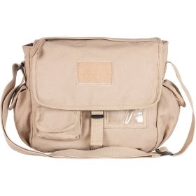 RETRO MESSENGER BAG W/USA EMBLEM (Option: KHAKI)