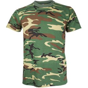 MENS SHORT SLEEVE T (Option: SHIRT WOOD CAMO S)