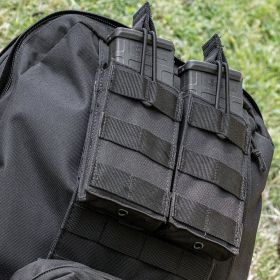 M4 60 (Option: ROUND QUICK DEPLOY POUCH  BLACK)