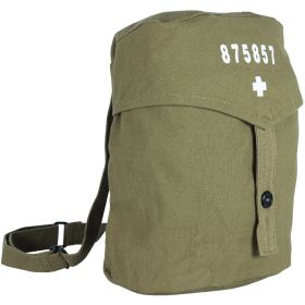 SWISS ARMY GAS MASK BAG (Option: OLIVE DRAB)