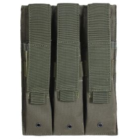 TRIPLE MP 5 MAG POUCH (Option: OLIVE DRAB)