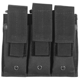 TRIPLE PISTOL MAG POUCH (Option: BLACK)