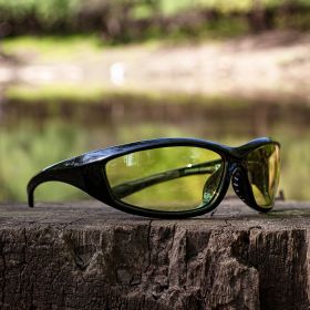 BOBSTER CHARGER SUNGLASSES (Option: CLEAR LENS/GLOSS BLACK FRAME)